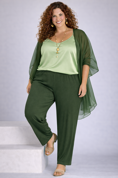 PANTALONI DONNA BARBARELLA OVER ELASTICO MORBIDO PRATOCO ART.ZACCARY