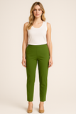 PANTALONI DONNA RAGAZZA JERSEY TAGLIE OVER MARCA ELISA CASTELLI ART. 18009