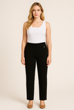 PANTALONI DONNA RAGAZZA TAGLIE OVER ELASTICO MARCA PERLA ART. 2454