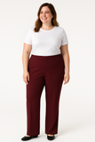 PANTALONI DONNA RAGAZZA TAGLIE OVER ELASTICO CERNIERA PALAZZO MARCA ELISA CASTELLI ART. 18015E