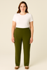 PANTALONI DONNA ELISA CASTELLI  TAGLIE OVER MAGLINA ELASTICO PALAZZO ART. 1871