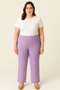PANTALONI DONNA TAGLIE COMODE ELASTICO IN VITA ELEGANTE  SOPHIA CURVY ART.25171