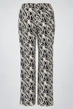 PANTALONE DONNA TAGLIE OVER ELISA CASTELLI FANTASIA ZIP ELASTICO ART. 1870