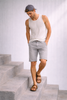 BERMUDA UOMO SEA BARRIER ZIP BOTTONE TASCHE TASCHINO PASSANTI RISVOLTO STRETCH ART.NEW-IVER
