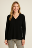 MAGLIONE CONNA CALIBRATO SCOLLO POLSINI SPACCHETTI MORBIDO MARCA LUISA VIOLA ART. M418L006643N