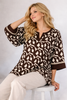 MAGLIA DONNA GAIA PIU TAGLIE OVER FANTASIA MANICHE 3/4 VISCOSA ART. 528