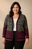 CARDIGAN DONNA BOTTONI FANTASIA MORBIDO MARCA DONNA AMICO ART.8102