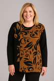 MAGLIONE DONNA RAGAZZA TAGLIE COMODE GIROCOLLO MARCA GAIA PIU ART. 413