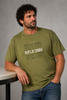 T-SHIRT UOMO RIFLE TAGLIE OVER GIROCOLLO STAMPA LOGO COTONE ART. ORFT601