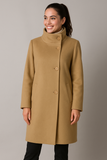 CAPPOTTO DONNA RAGAZZA TAGLIE OVER BOTTONI SPACCO TASCHE MARCA LUISA VIOLA ART. 0139F000094N
