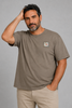 T-SHIRT UOMO  MAXFORT TAGLIE OVER GIROCOLLO STAMPA COTONE ART. 43423