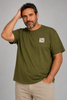 T-SHIRT UOMO  MAXFORT TAGLIE OVER GIROCOLLO STAMPA COTONE ART. 43423