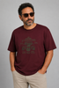 T-SHIRT UOMO MAXFORT TAGLIE OVER GIROCOLLO STAMPA COTONE ART. 45115