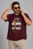 T-SHIRT UOMO  MAXFORT TAGLIE OVER GIROCOLLO STAMPA COTONE ART. 43114