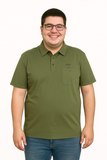 POLO UOMO CONFORMATA COTONE MEZZA MANICA TASCHINO SPACCHETTI MARCA RE DEL MARE ART. 99311X