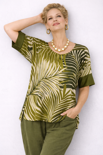 CASACCA DONNA BARBARELLA CONFORMATA GIROCOLLO MEZZA MANICA FANTASIA SPACCHETTI LEGGERA ART.1042