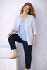 PANTALONE DONNA GIGLIOROSSO CONFORMATO ELASTICO MORBIDO PRATICO SPACCHETTO ART.26007