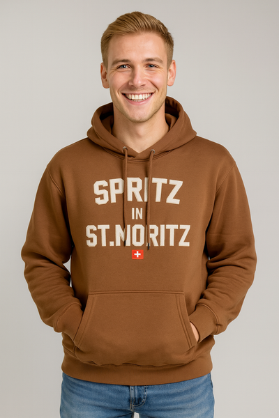 FELPA UOMO MAXFORT TAGLIE OVER FELPATA CAPPUCCIO STAMPA TASCHE  ART. 42101