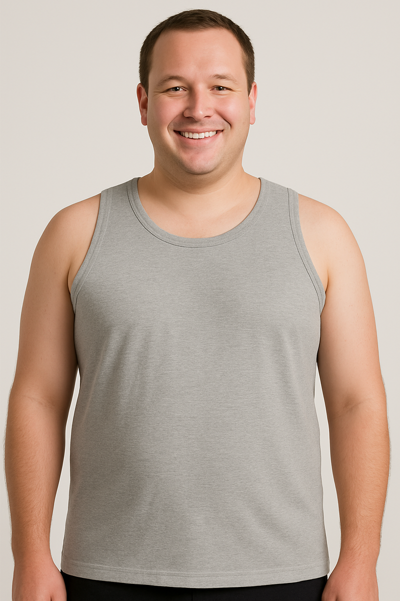 CANOTTA INTIMO UOMO RAGAZZO CALIBRATO SPALLA LARGA MISTO COTONE MAXFORT ART.550XF