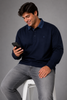POLO UOMO COVERI TAGLIE OVER MANICA LUNGA CALDO COTONE ART. OPL5320