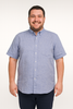 CAMICIA CALIBRATA UOMO RAGAZZO MANICA CORTA MISTO LINO MARCA MAXFORT ART.E1262
