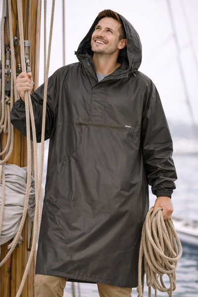 PONCHO UOMO BRUGI CAPPUCCIO IDROREPELLENTE ART. NB4J/T781/4F