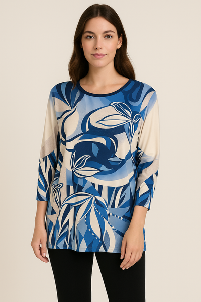 MAGLIA DONNA PERLA TAGLIE OVER FANTASIA STRASS ART. 2568