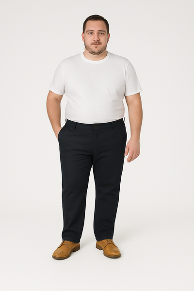 PANTALONE UOMO TAGLIE OVER TASCHE FRANCESE COTONE ELASTICIZZATO SEA BARRIER ART. CONF-RAKY-38