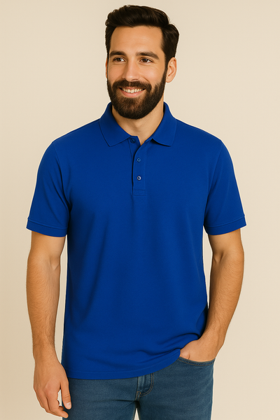POLO UOMO CONFORMATA COTONE MEZZA MANICA SPACCHETTI MARCA MAXFORT ART. E2267190