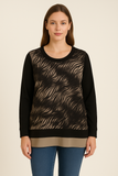BLUSA DONNA RAGAZZA LUNGA FANTASIA TAGLIE OVER MARCA GIUNE ART. MA350