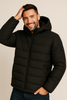 GIUBBETTO UOMO CONFORMATO TASCHE ZIP CAPPUCCIO MARCA SEA BARRIER ART.CONF TEQUILA
